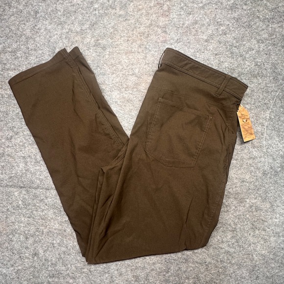 Telluride Clothing Company Other - Telluride Clothing Company Mens Brown Stretch Straight Leg Pants 38x32 New